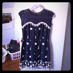 Vintage French Connection navy dress