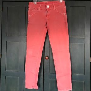 Hudson coral jeans