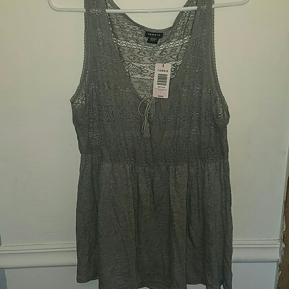 Gray Torrid tank top