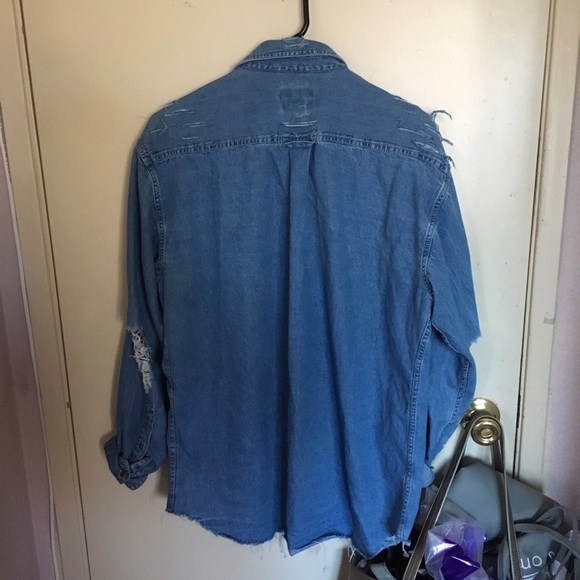 SOLD LF Furst of a Kind rose embroidered chambray - Picture 3 of 5