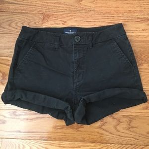 black American Eagle shorts