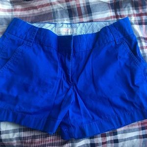 Jcrew navy chino shorts