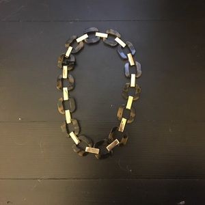 Tortoiseshell chainlink necklace
