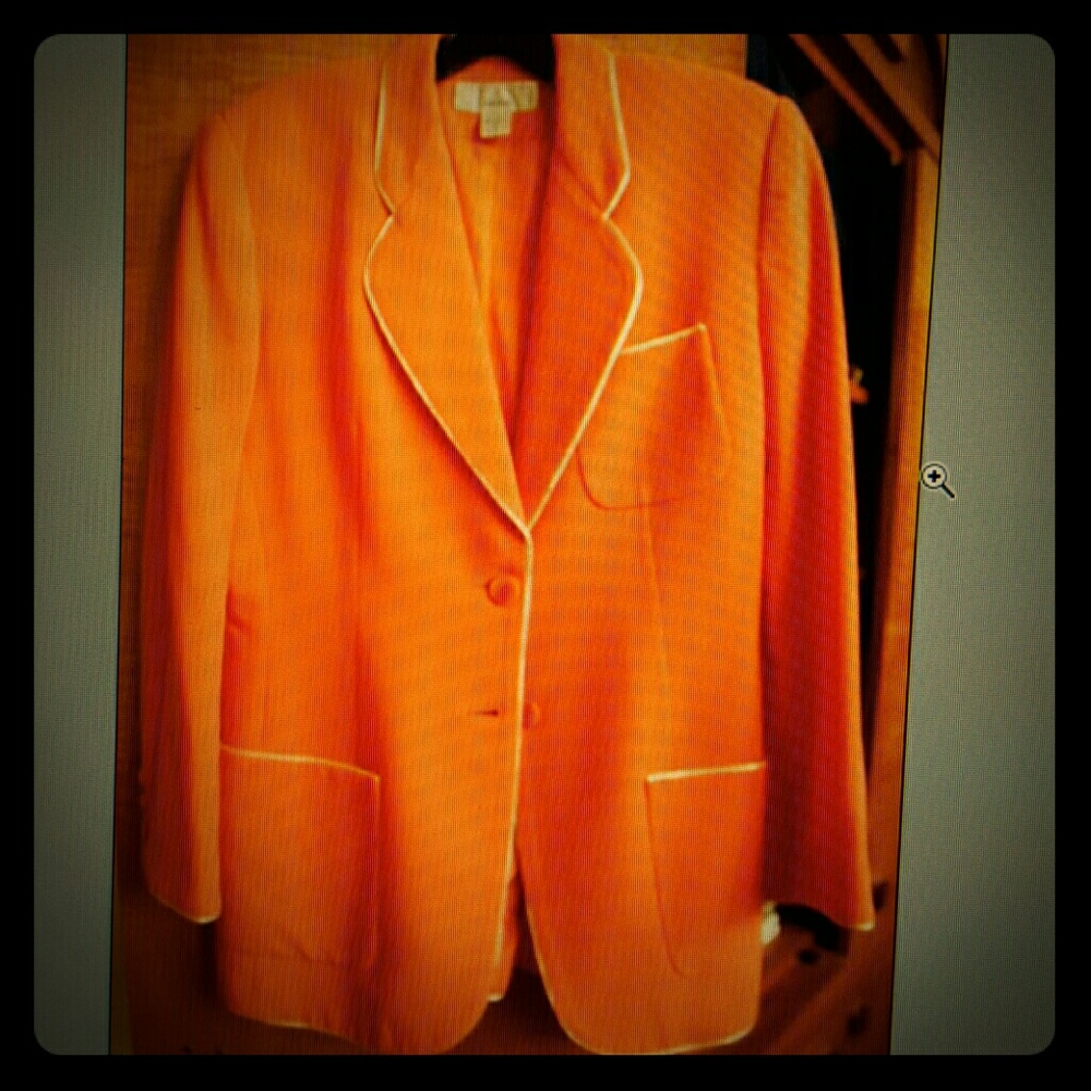 Neiman Marcus Salmon Colored Jacket