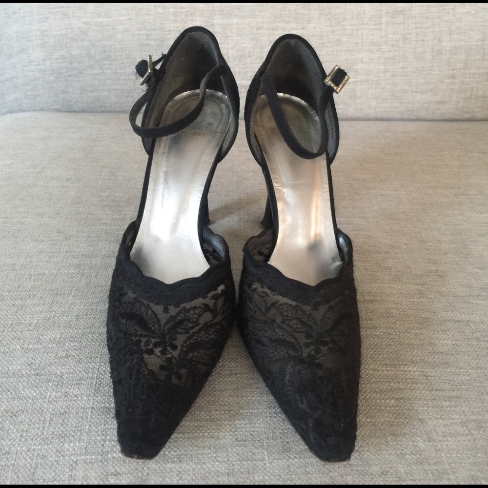 Vintage Stuart Weitzman lace heels