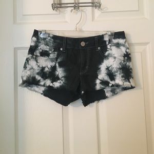 American Eagle Acid Wash Cutoff Denim Shorts