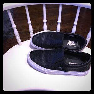 Vans Black Leather