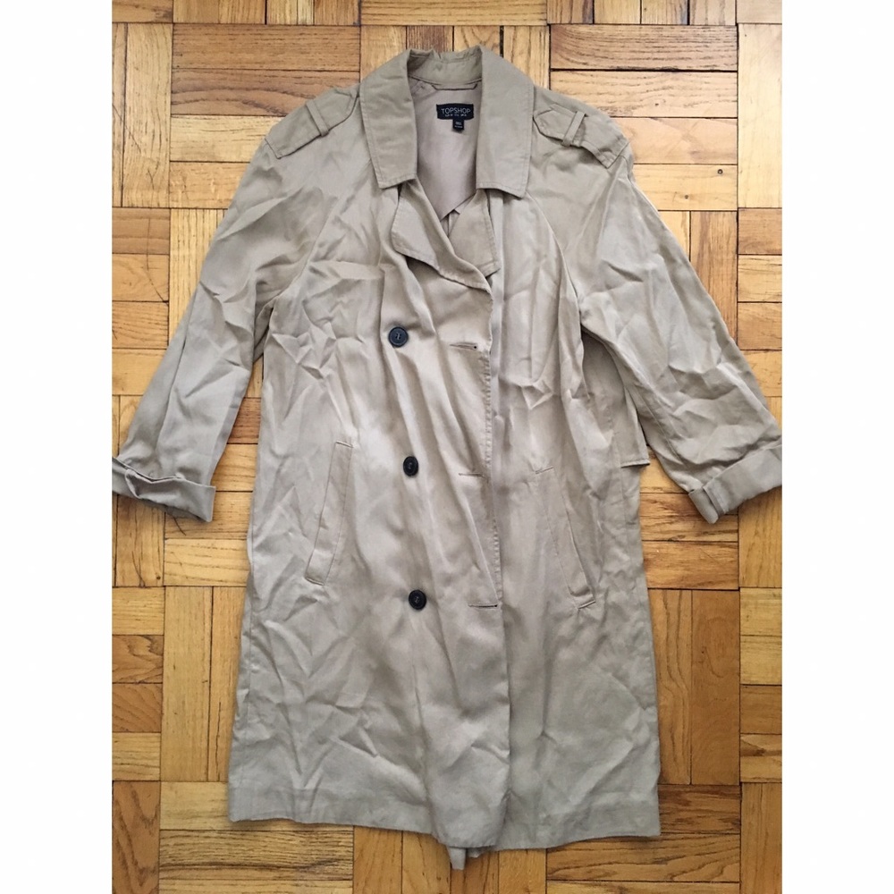 Topshop lightweight trench coat