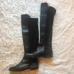 Franco Sarto Motor Leather OTK Boots