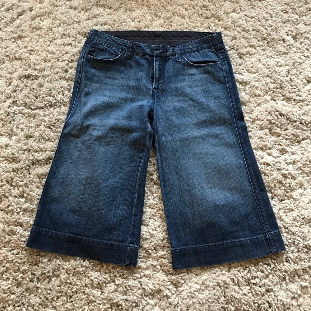 Seven for All Mankind  flared crop jeans
