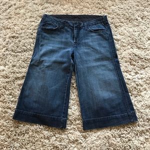 Seven for All Mankind  flared crop jeans