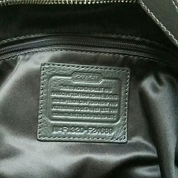 NEW & AUTHENTIC Leather and Suede Coach - Picture 3 of 8