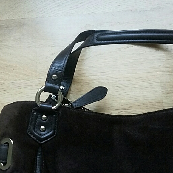 NEW & AUTHENTIC Leather and Suede Coach - Picture 5 of 8