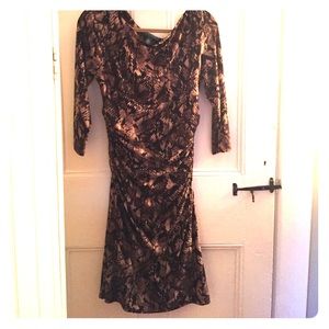 Lauren Ralph Lauren Snake Print Dress