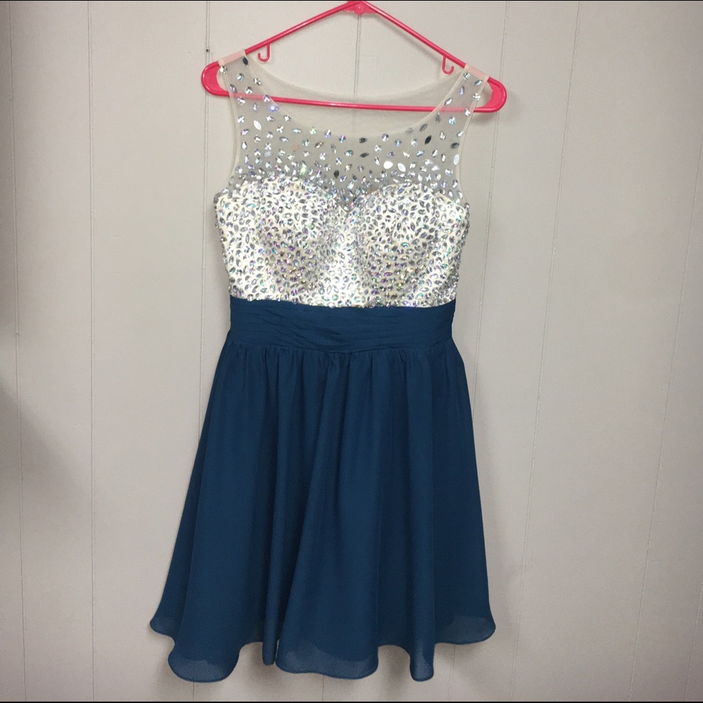 Navy Homecoming Dress