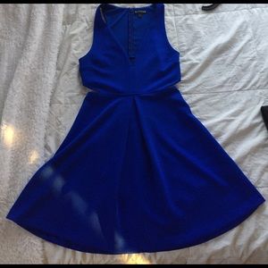 Royal blue express dress