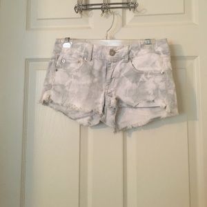 American Eagle Acid Wash Cutoff Denim Shorts