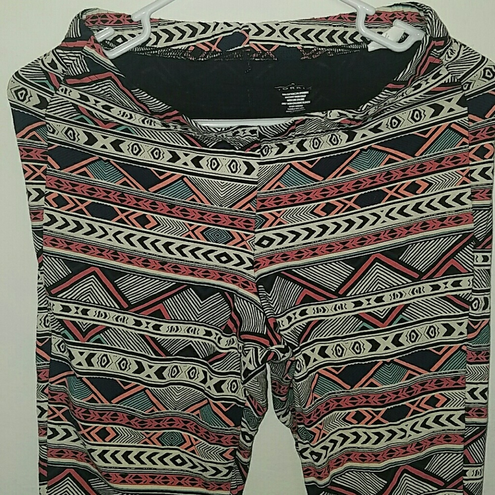 TORRID tribal print leggings