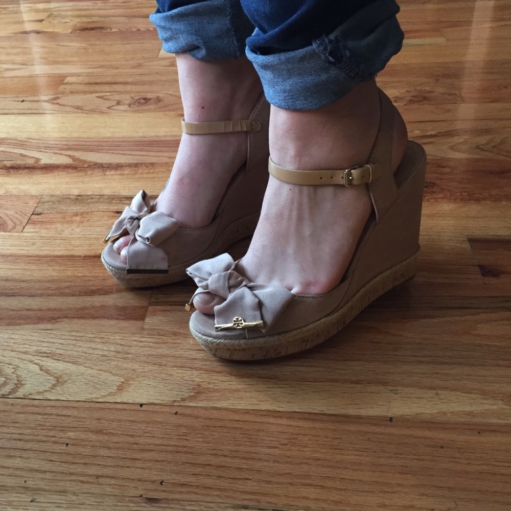 Tory Burch Bow Wedges