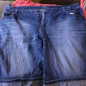 Lane Bryant Denim Bermuda Shorts