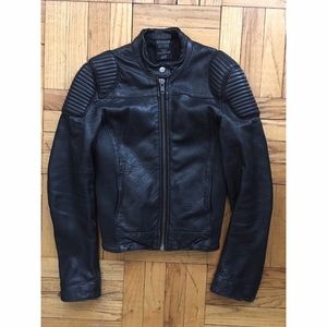 H&M Limited edition REAL leather jacket
