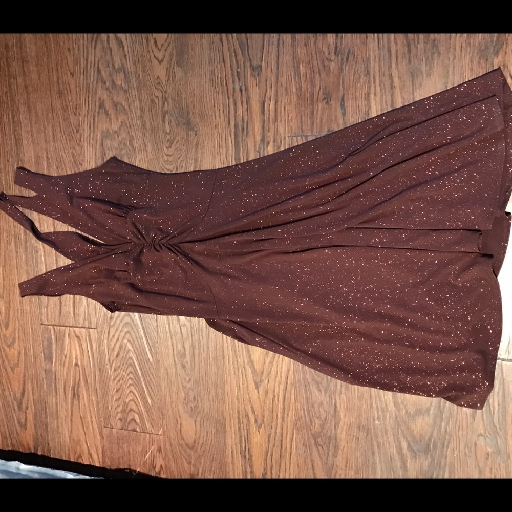 Brown sparkly dress