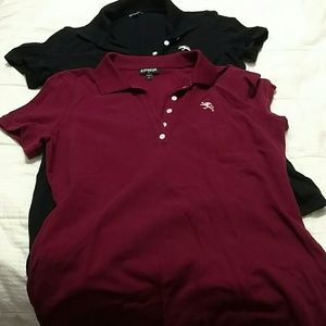 2 express polo shirts