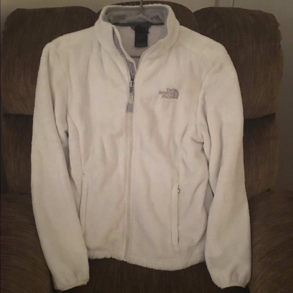 White North Face Fleece Jacket