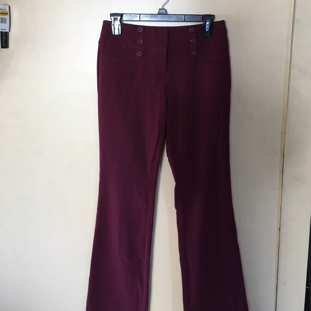 Nwot Burgundy Dress pants