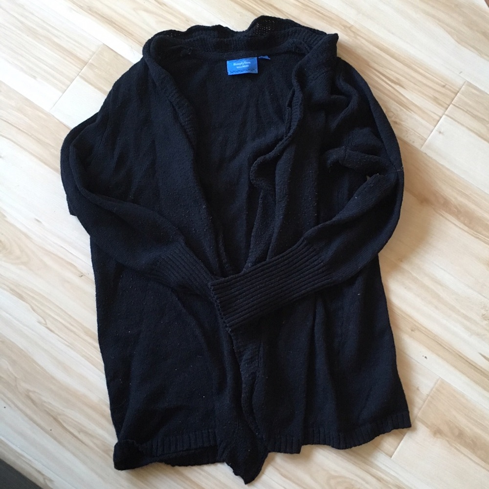 Vera Wang Gently Used Black Cardigan