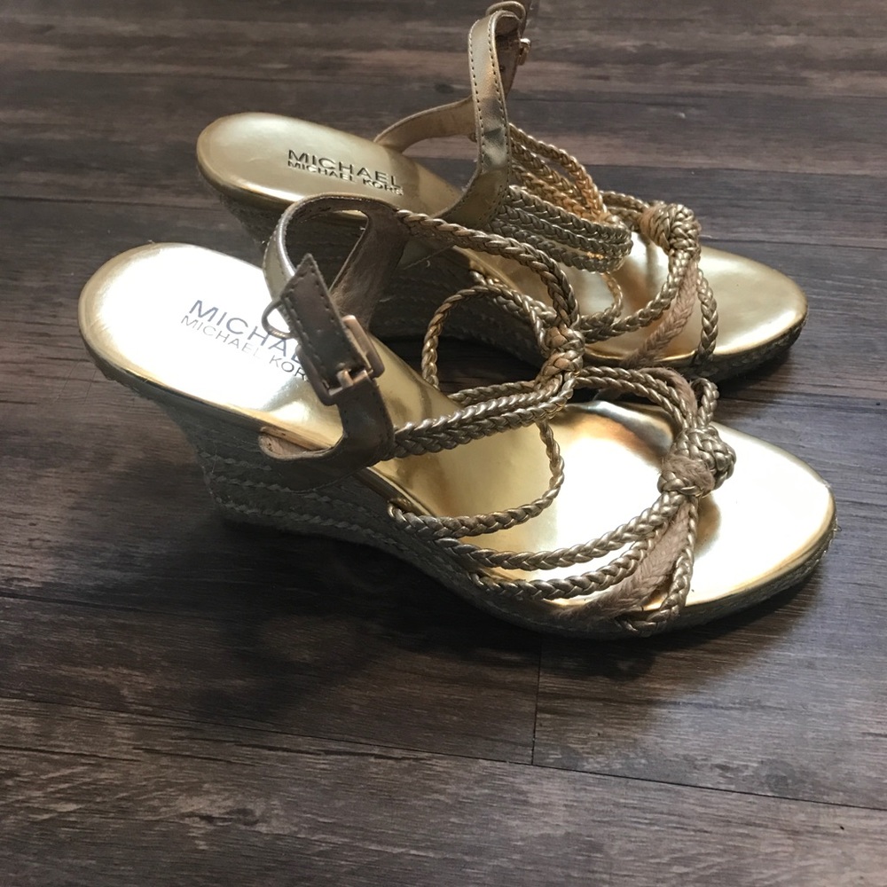 Michael Kors Wedge Sandals - 7.5