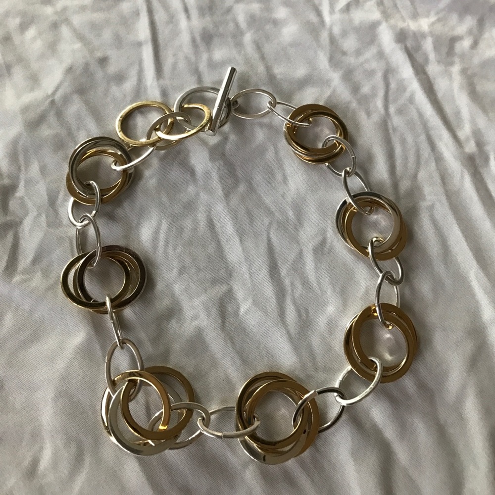 Ralph Lauren gold and silver link necklace