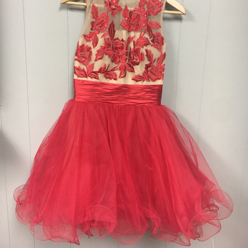 Sherri Hill Red Homecoming Dress