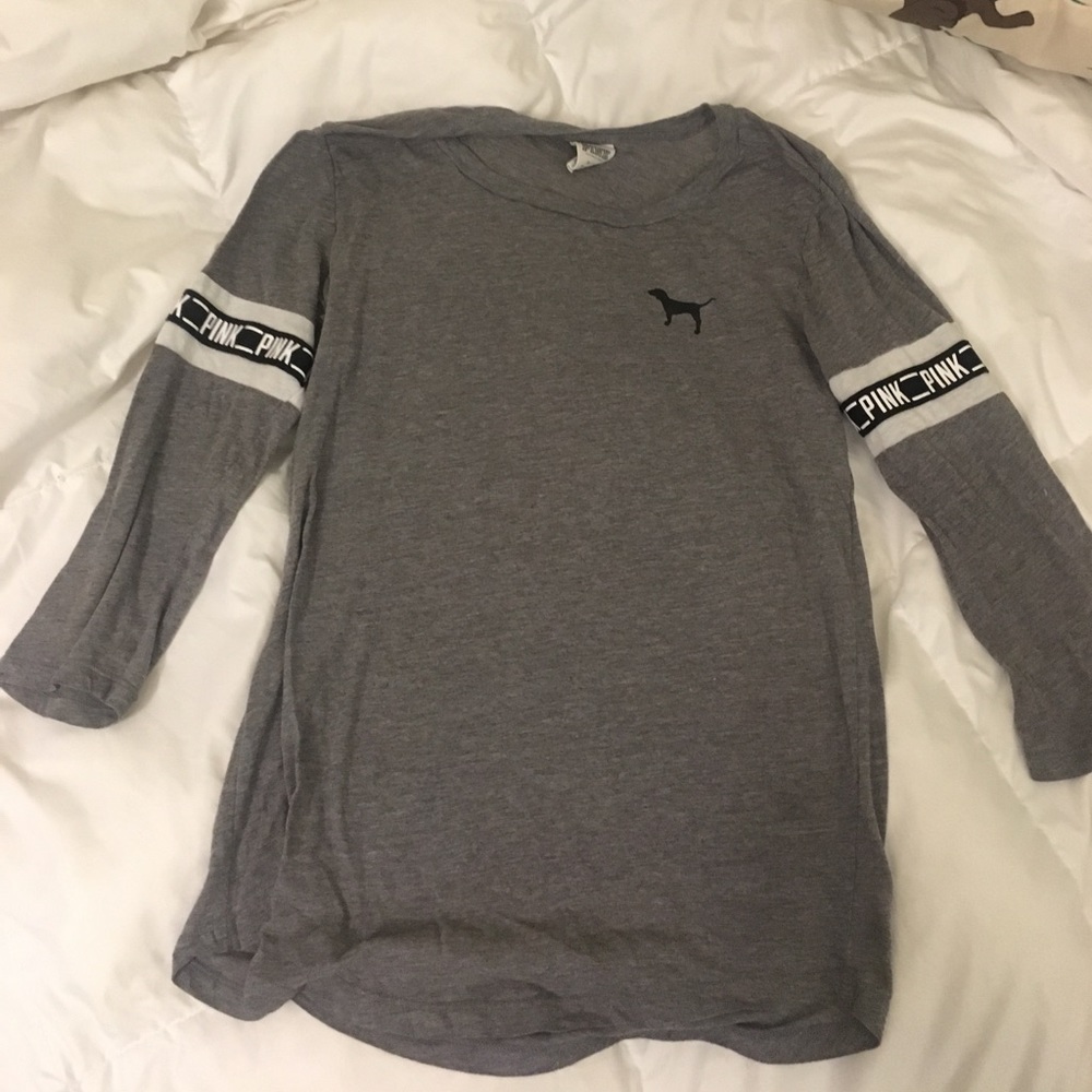 Pink quarter sleeve shirt