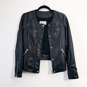 NWOT Lucky Brand Black Leather Jacket