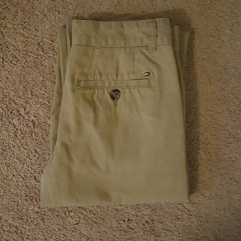 Boys Tommy Hilfiger khaki pants