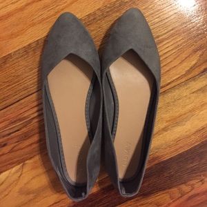 Old navy Grey pointed toe flats