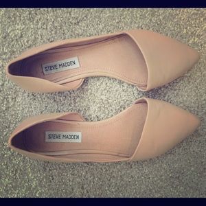 Nude Steve Madden flats