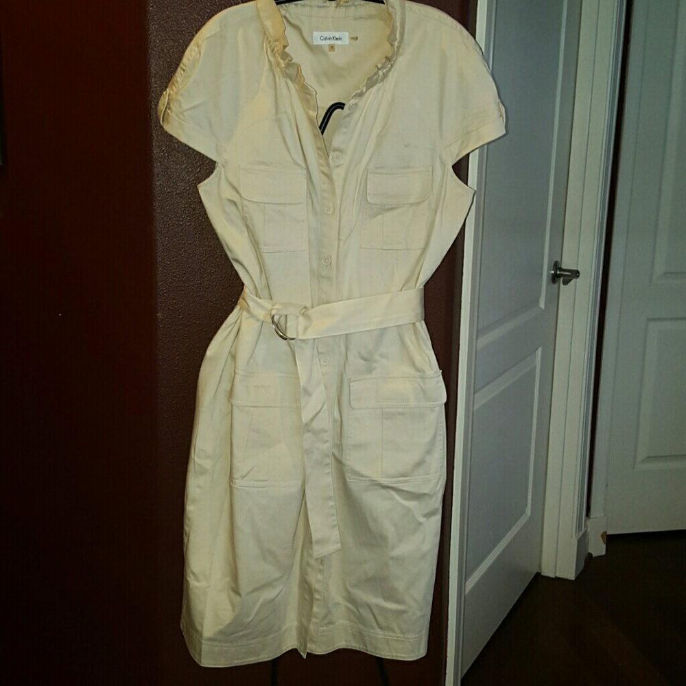 Calvin Klein safari dress