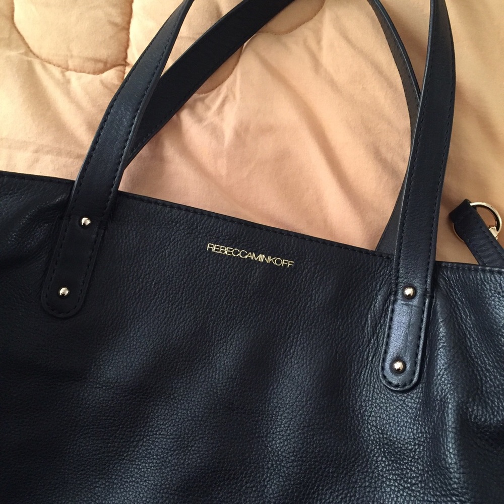 Rebecca Minkoff Black Leather Tote