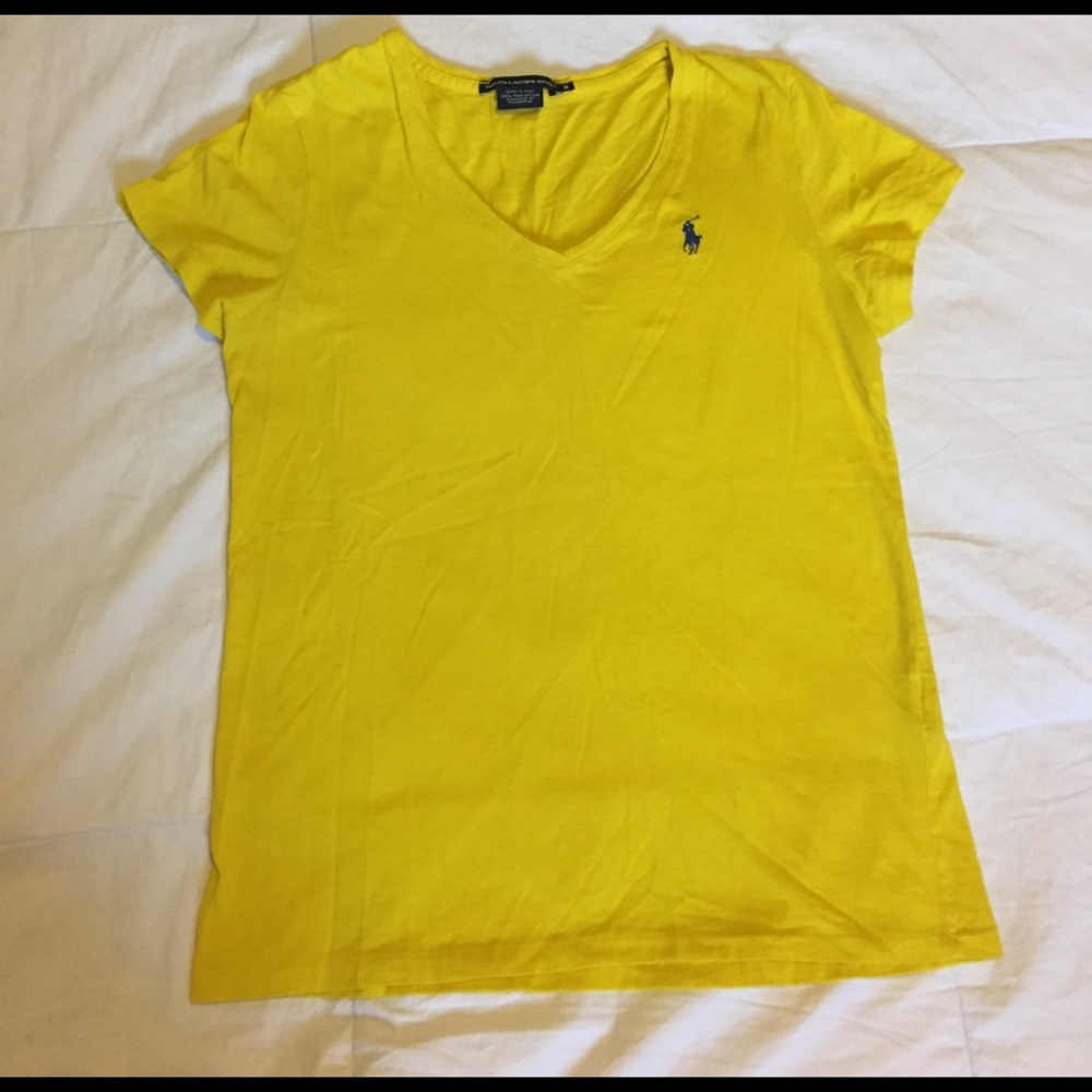 Yellow Polo Ralph Lauren Sport tee