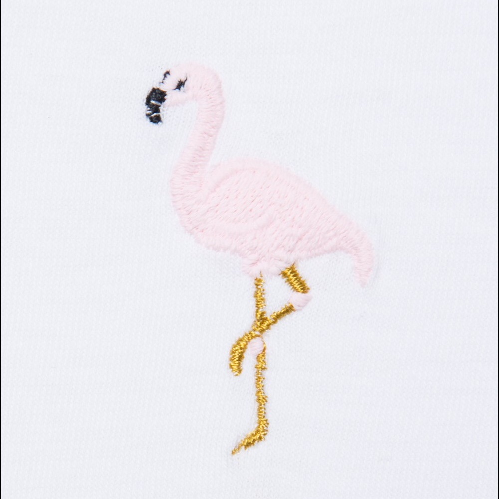 ⛔️SOLD Brandy Melville Flamingo Tee - Picture 3 of 4