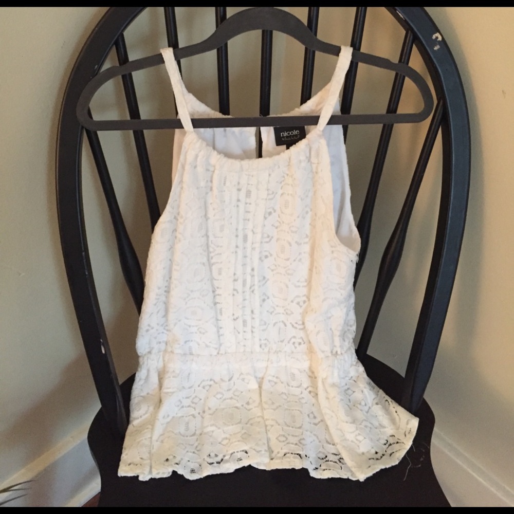 White tank top