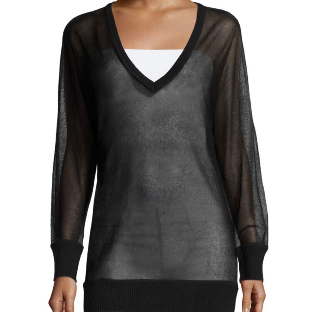 Philosophy - Plunging V-Neck Sweater💥Great Deal⚡️