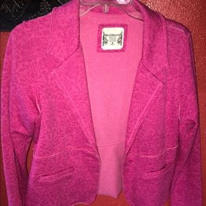 Pink blazer size M. Comfy cotton material