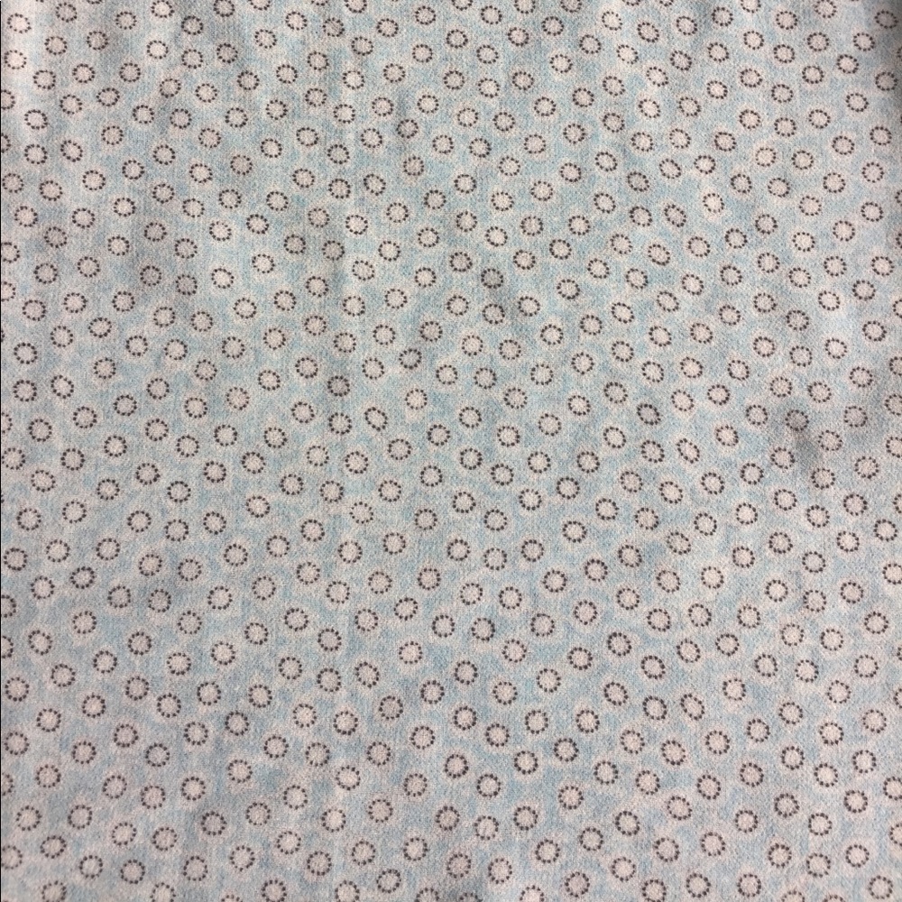 Loft sheer top mint with white and black bubbles - Picture 4 of 8