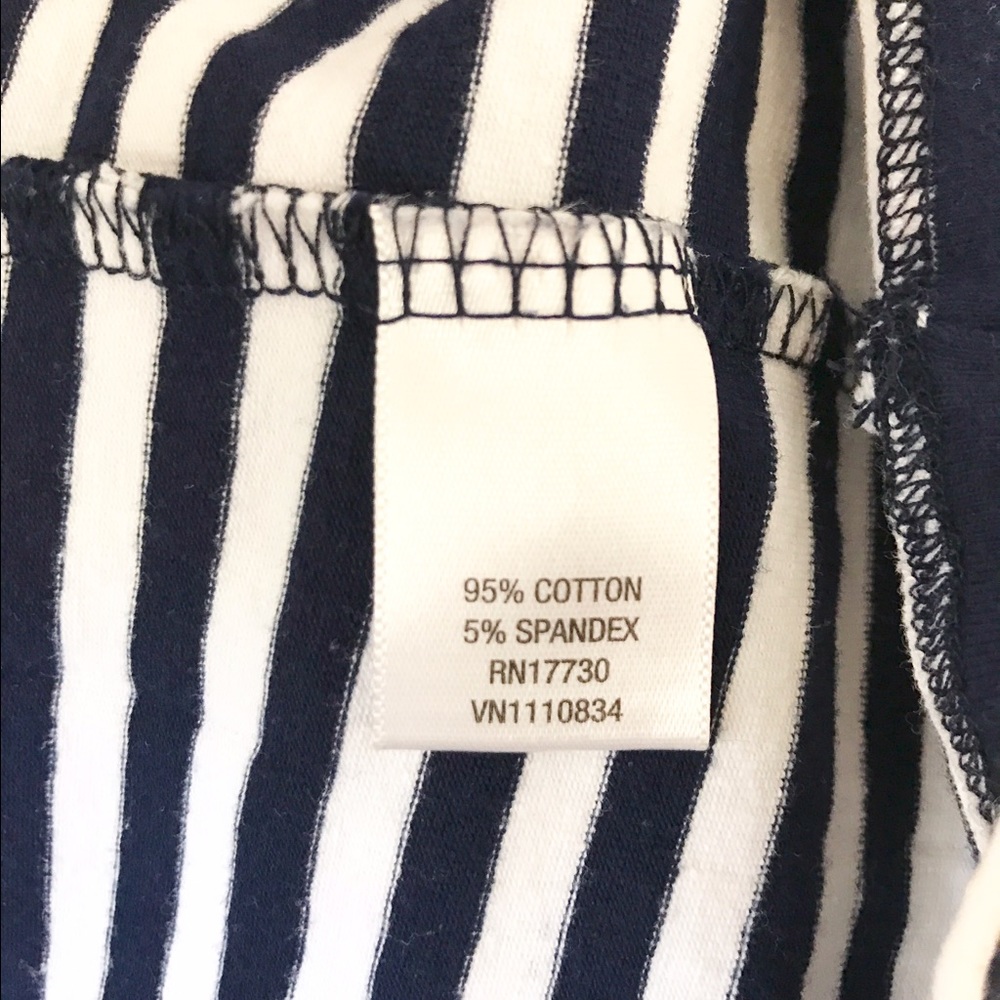 Flattering Sailor Stripe Crossover Mini Dress - Picture 3 of 7