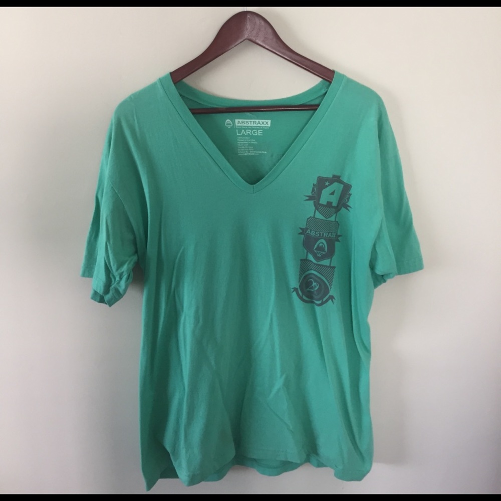 L abstraxx V neck shirt.
