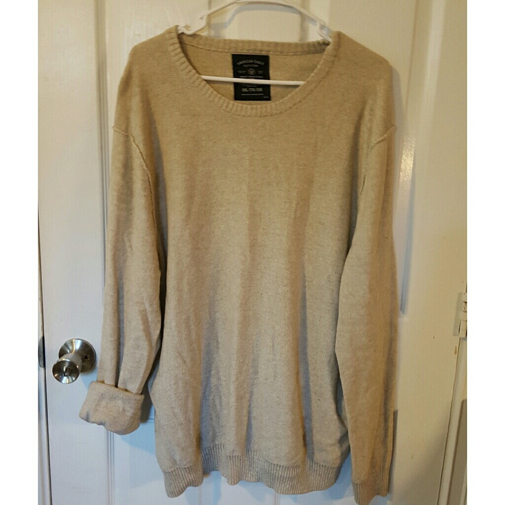 Cream American Eagle sweater