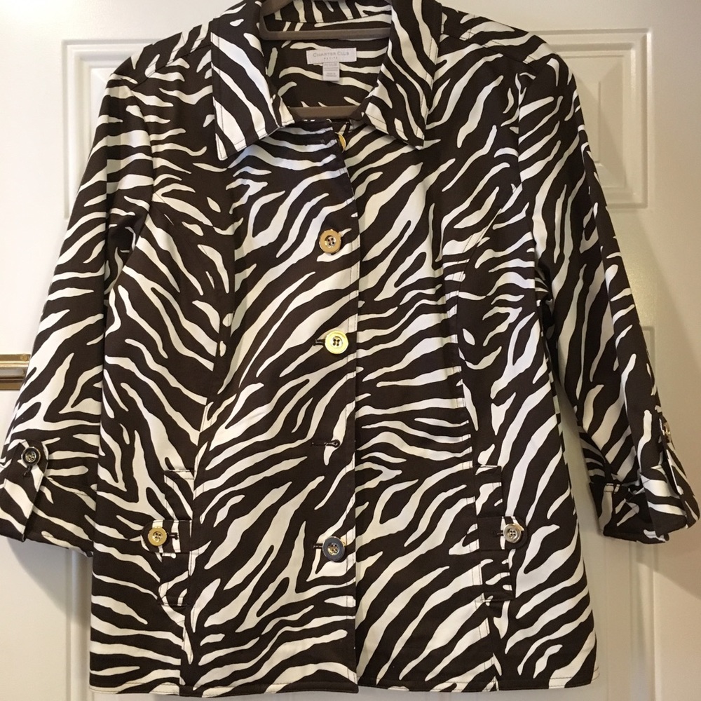 Charter Club Women's Petite Jacket Size L